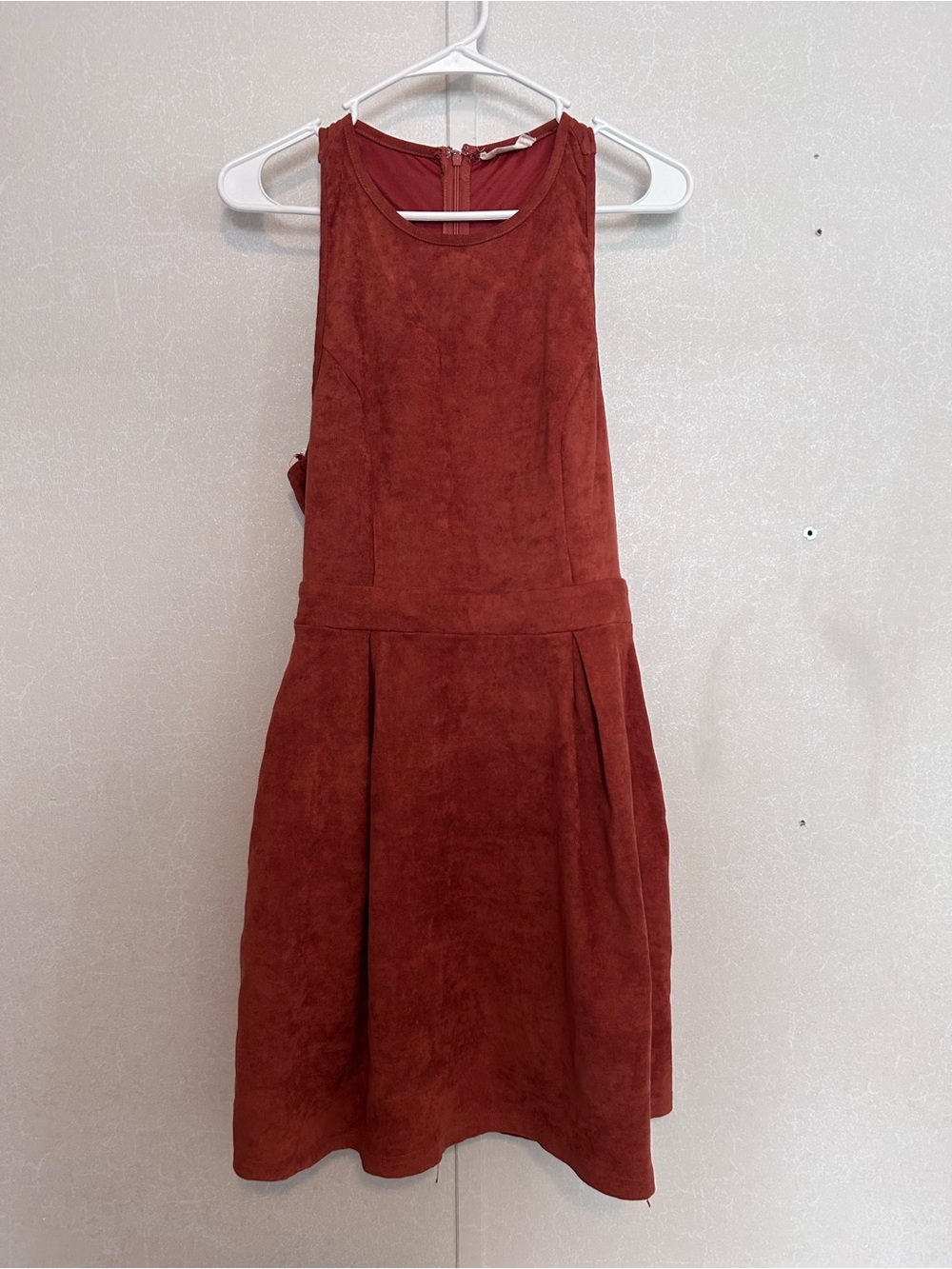 Altard State Women’s sleeveless faux suede dress Lg